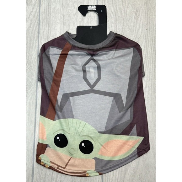Star Wars Other - Star Wars Disney‎ Mandalorian Large Dog Coat Halloween Costume with Grogu NEW